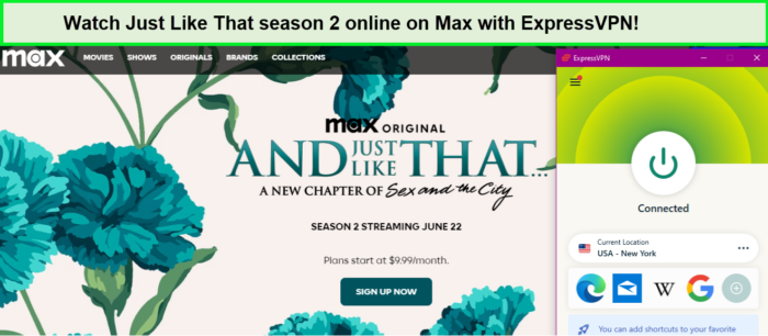 Watch-Just-Like-That -season-2-online-on-Max-with-ExpressVPN-outside-USA!