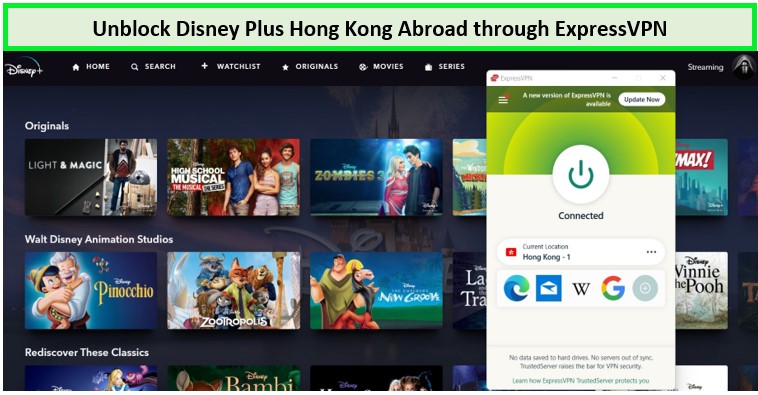 Disney Plus Hong Kong Unblocked by ExpressVPN