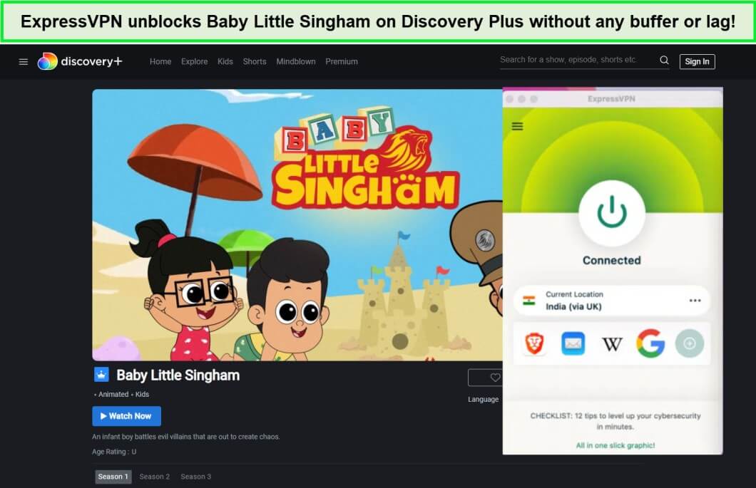 expressvpn-unblocks-baby-little-singham-season-four-on-discovery-plus-outside-India