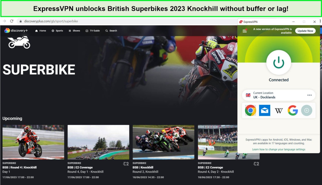 expressvpn-unblocks-british-superbikes-2023-knockhill-on-discovery-plus-in-Germany