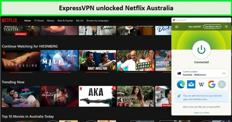 Unblock Netflix Australia library with ExpressVPN