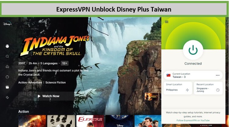 Disney Plus Taiwan Unblocked by ExpressVPN