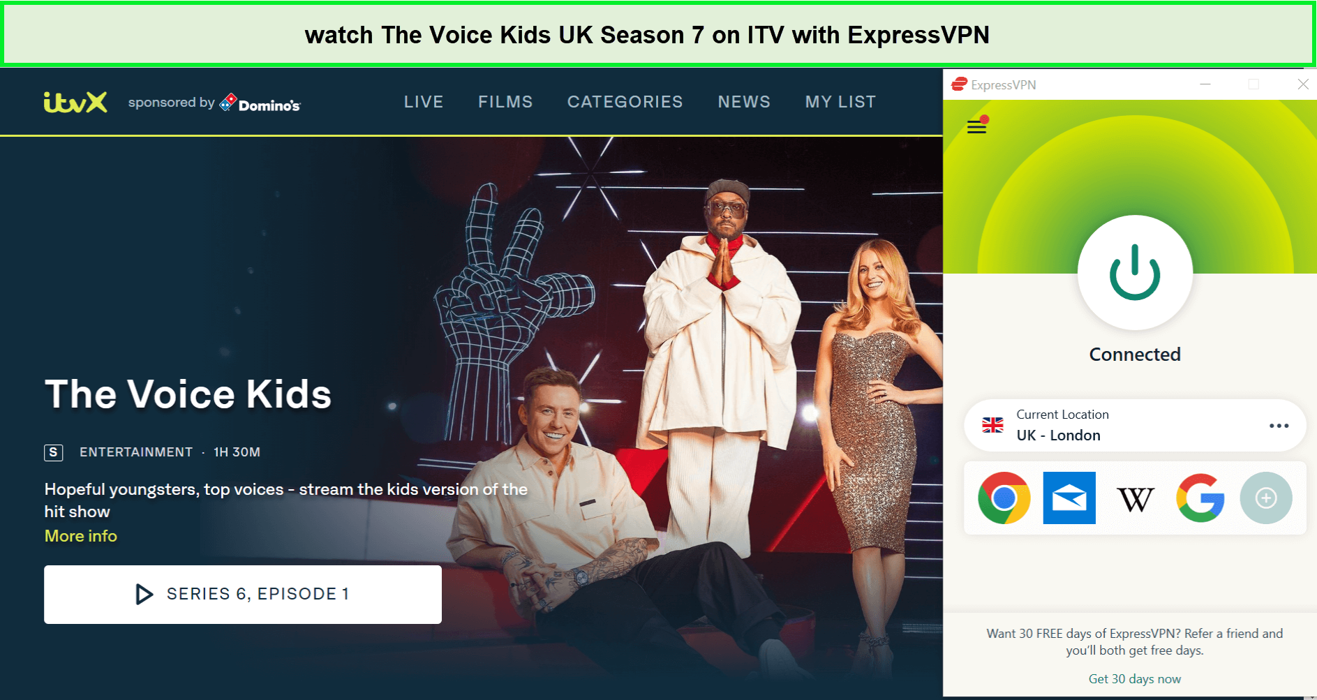 Watch-The-Voice-Kids-UK-Season-7-on-ITV-outside-UK-with-ExpressVPN