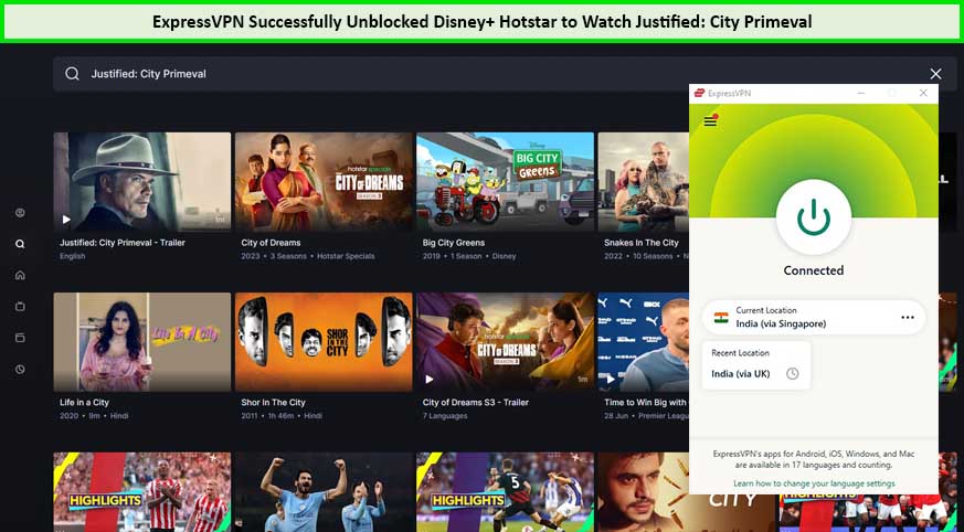 Use-ExpressVPN-to-watch-Justified-City-Primeval-in-Hong Kong-on-Hotstar