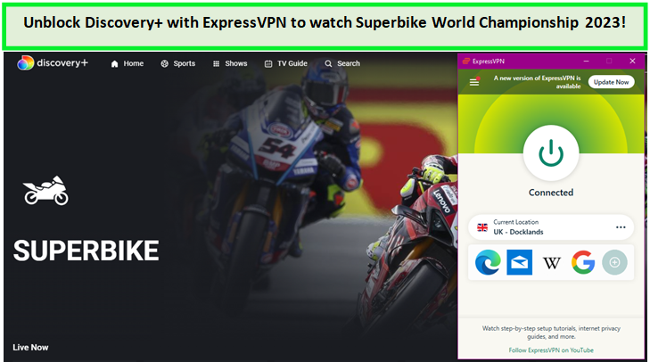 Unblock-Discovery+-with-ExpressVPN-to-watch-Superbike-World-Championship-in-Germany-2023!