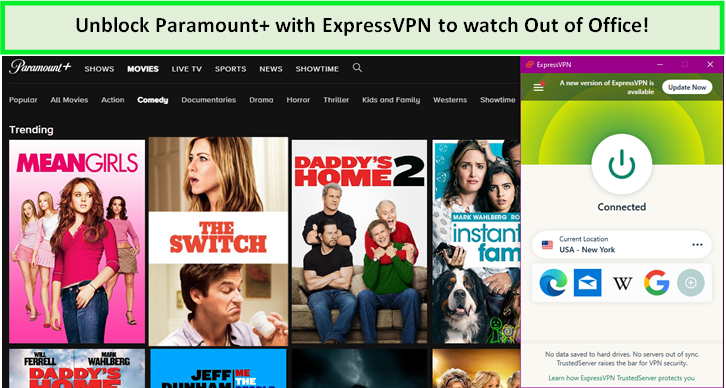 Unblock-Paramount+-with-ExpressVPN-to-watch-Out-of-Office-in-Germany