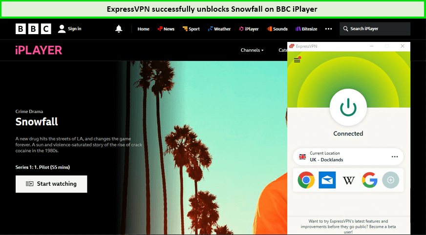 express-vpn-unblocks-snowfall-in-USA-on-bbc-iplayer