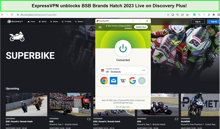 expressvpn-unblocks-bsb-brands-hatch-2023-live-on-discovery-plus-in-Netherlands