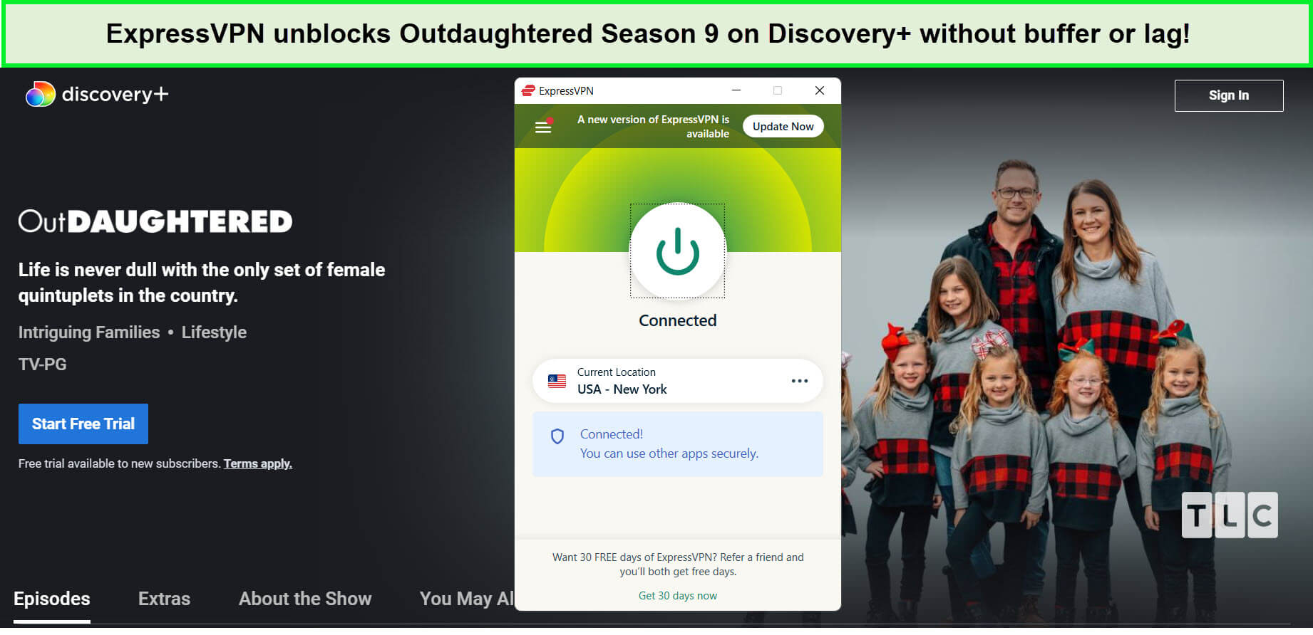 expressvpn-unblocks-outdaughtered-season-nine-on-discovery-plus-in-UK