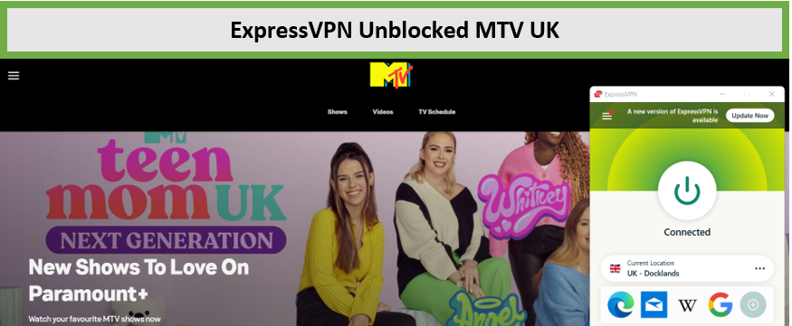 Unblock MTV UK with ExpressVPN