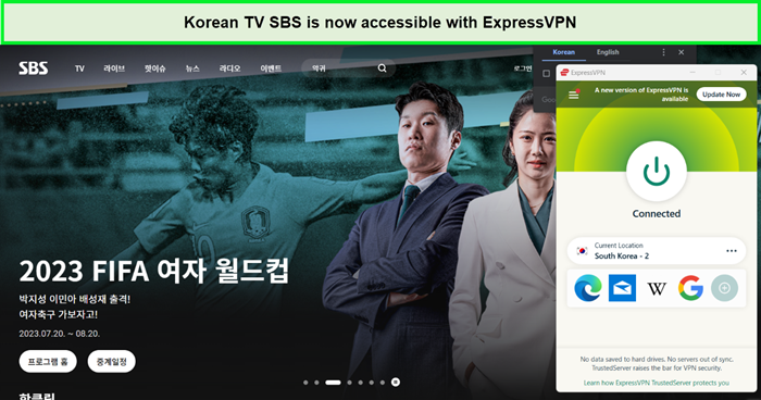 south korean tv is now accessible with expressvpn