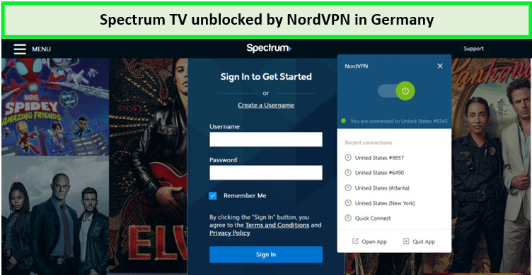spectrum-tv-unblocked-by-nordvpn-in-germany