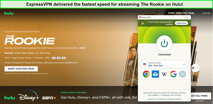stream-the-rookie-on-hulu-in-Singapore