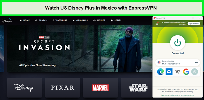 watch Disney Plus in Mexico with ExpressVPN