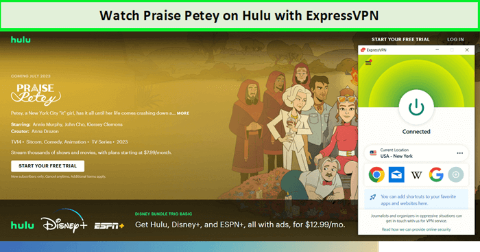 watch-praise-petey-on-hulu-with-expressvpn-in-South Korea