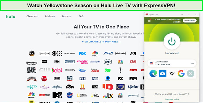 watch-yellowstone-on-hulu-in-Netherlands-with-expressvpn
