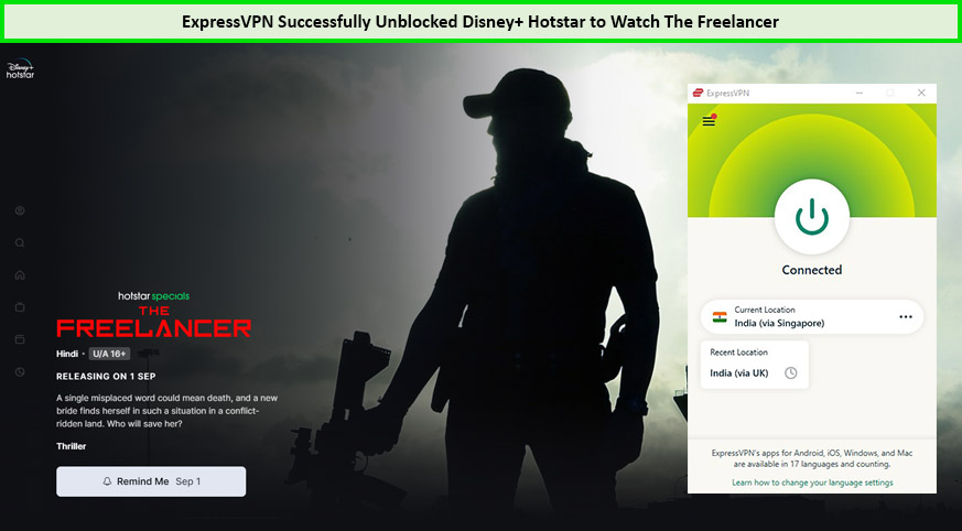 Use-ExpressVPN-to-Watch-The-Freelancer-outside-India-on-Hotstar