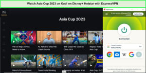 Watch-Asia-Cup-2023-on-Kodi-outside-India-on-Disney-Hotstar-with-ExpressVPN