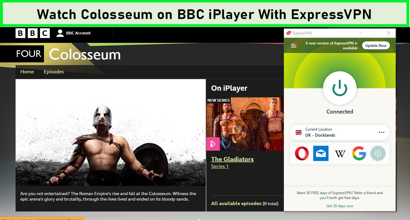 Watch-Colosseum-on-BBC-iPlayer-with-ExpressVPN