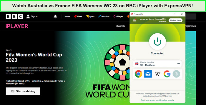 expressvpn-unblocks-australia-vs-france-fifa-womens-wc-23-on-bbc-iplayer-in-USA