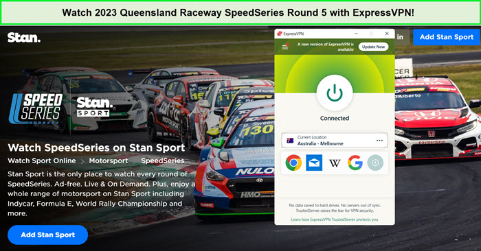 expressvpn-unblocks-queensland-raceway-speedseries-round-5-on-stan-outside-Australia