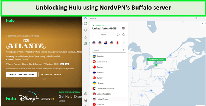  NordVPN-Hulu entsperrt in - Deutschland 