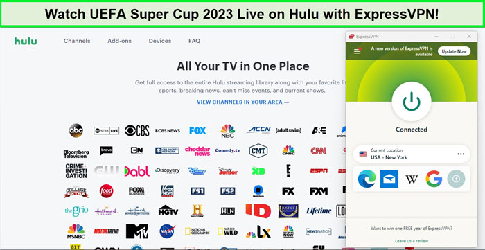 uefa-super-cup-live-outside-USA-on-hulu-with Expressvpn