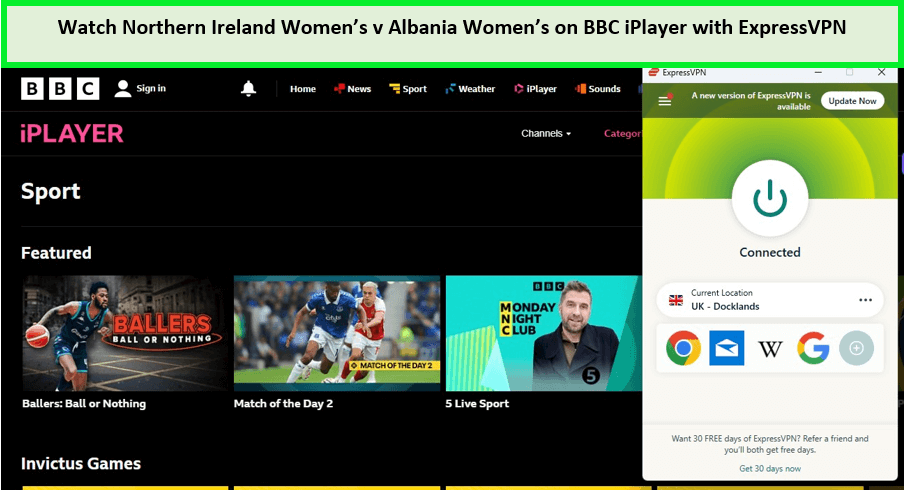 Watch-Northern-Ireland-Women’s-V-Albania-Women’s-in-Canada-on-BBC-iPlayer-with-ExpressVPN 