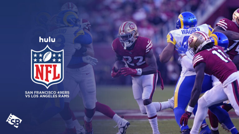 Watch-San-Francisco-49ers-vs-Los-Angeles-Rams-Outside-USA-on-Hulu