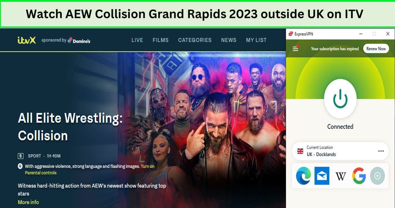 Watch-AEW-Collision Grand-Rapids-2023  on ITV