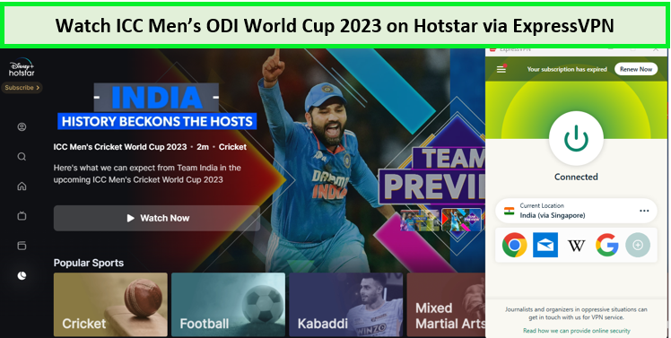 Watch Pakistan vs South Africa   on Hotstar via ExpressVPN!