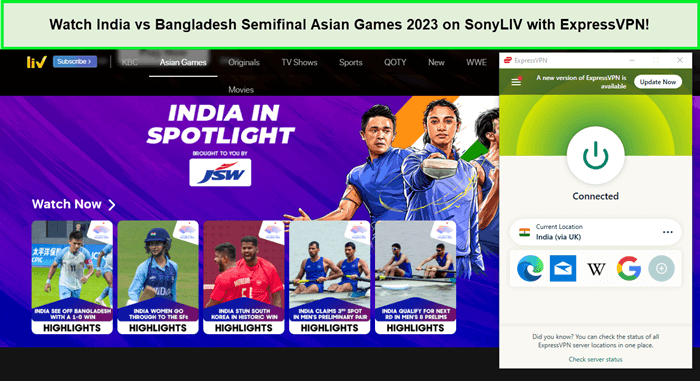 Watch-India-vs-Bangladesh-Semi-final-Asian-Games-2023-on-SonyLIV-with-ExpressVPN-in-Hong Kong