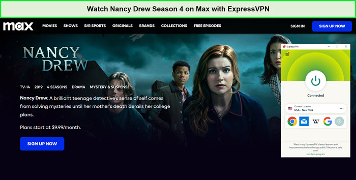 Watch-Nancy-Drew-Season-4-outside-USA-on-Max-with-ExpressVPN