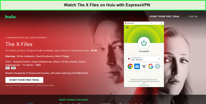 Watch-The-X-Files-in-Netherlands-on-Hulu-with-ExpressVPN