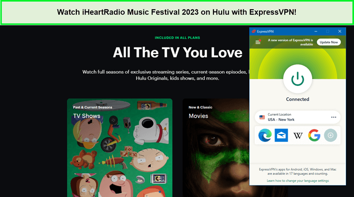 Watch-iHeartRadio-Music-Festival-2023-on-Hulu-with-ExpressVPN-in-South Korea