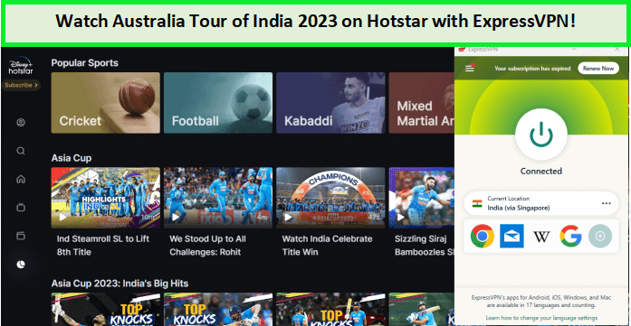 Watch-Australia-Tour-of-India-2023-in-Spain-on-Hotstar
