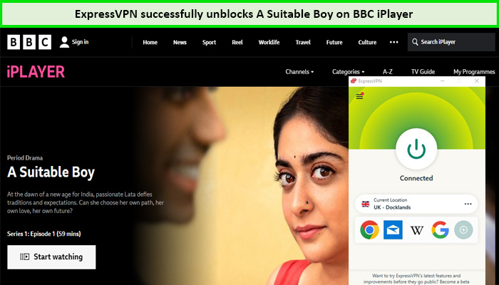 Express-VPN-Unblock-A-Suitable-Boy-outside-UK-on-BBC-iPlayer