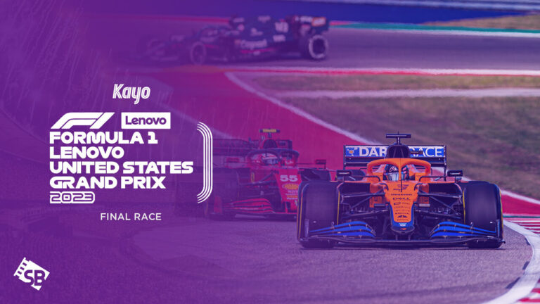 watch F1 Lenovo United States Grand Prix 2023 Final Race in UK on Kayo Sports