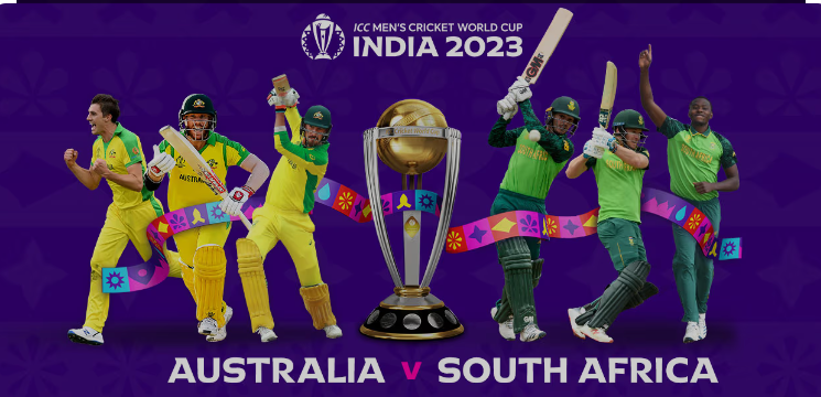 Watch Australia vs South Africa ICC Cricket World Cup 2023 in UK on Kayo Sports