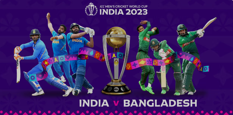 Watch India vs Bangladesh ICC Cricket World Cup 2023 in Canada on Kayo Sports