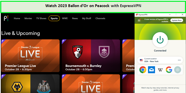 Watch-2023-Ballon-d’Or-outside-USA-on-Peacock-TV-with-the-help-of-ExpressVPN