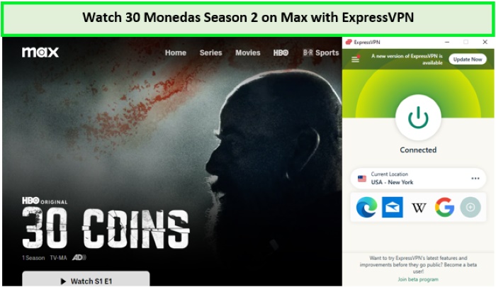 Watch-30-Monedas-Season-2-in-Italy-on-Max-with-ExpressVPN 