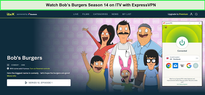 Watch-Bobs-Burgers-Season-14-Outside-UK-on-ITV-with-ExpressVPN