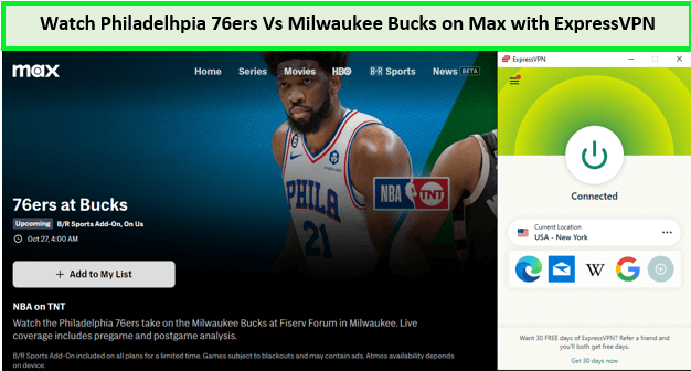 Watch-Philadelphia-76ers-Vs-Milwaukee-Bucks-in-New Zealand-on-Max-with-ExpressVPN 