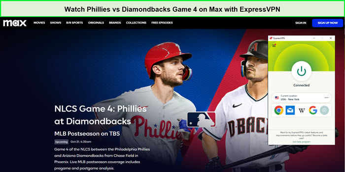 Watch-Phillies-vs-Diamondbacks-Game-4-in-Hong Kong-on-Max-with-ExpressVPN