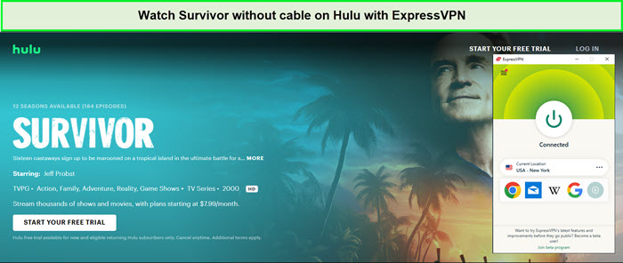 Watch-Survivor-without-cable-in-Hong Kong-on-Hulu-with-ExpressVPN