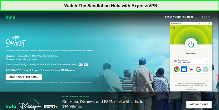 Watch-The-Sandlot-in-Australia-on-Hulu-with-ExpressVPN