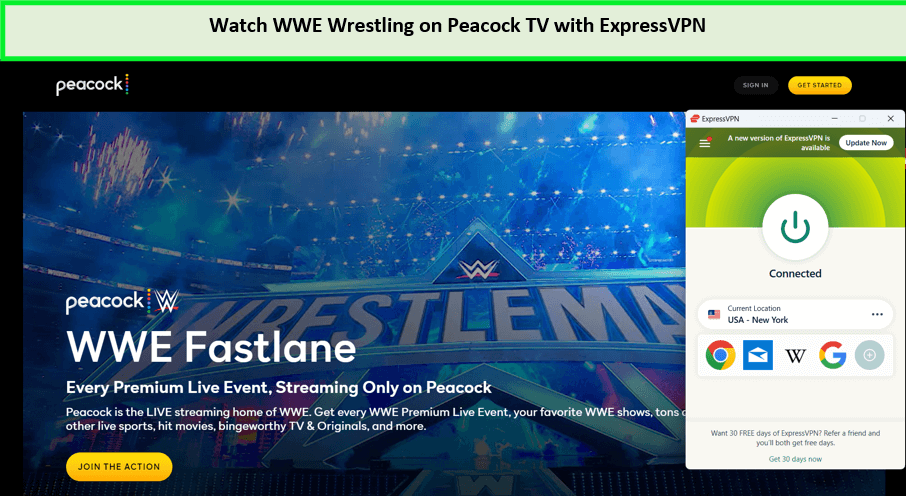 unblock-WWE-Wrestling-in-Spain-on-Peacock-with-ExpressVPN