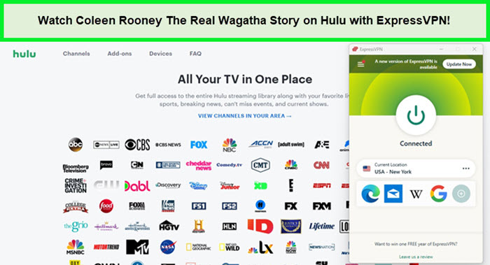 coleen-rooney-on-hulu-with-expressvpn-in-South Korea