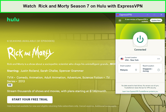 expressvpn-unblocks-hulu-for-the-rick-and-morty-season-7-in-Italy